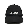 Celine Cap Logo L Black Hat Baseball Cap