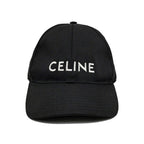 Celine Cap Logo L Black Hat Baseball Cap