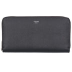Celine Zipped Wallet Round Zip Leather