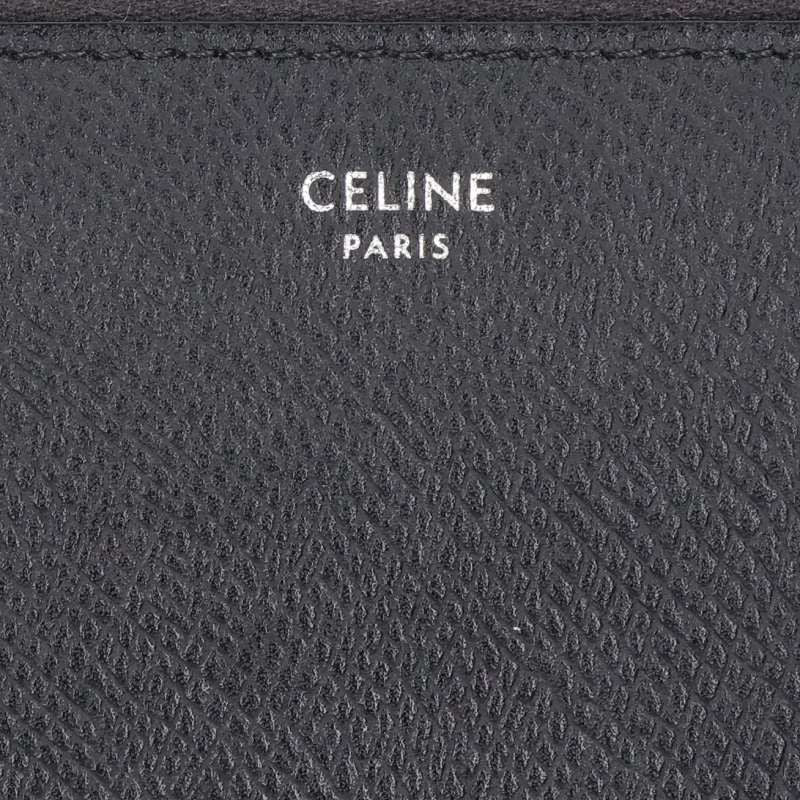 Celine Zipped Wallet Round Zip Leather — view 4