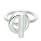 Hermes Echappee Silver Ring
