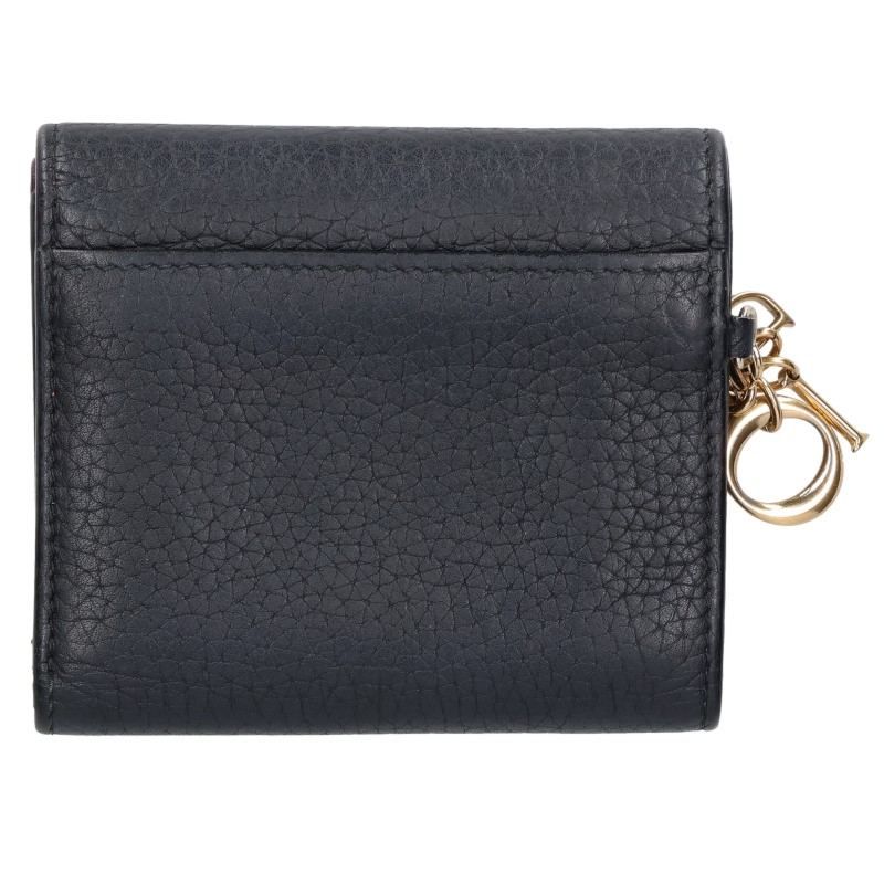 Dior Diorissimo Cannage Compact Leather Wallet — view 2