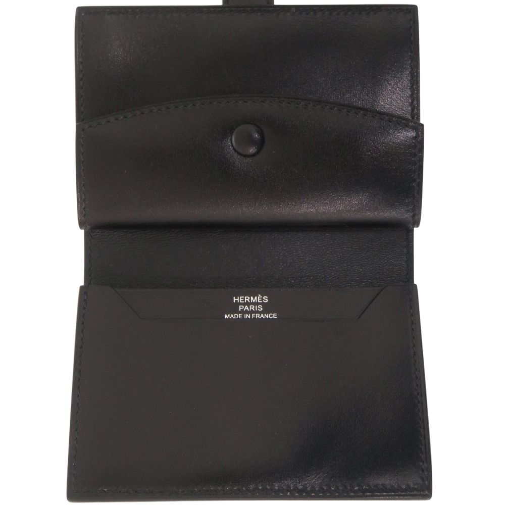Hermes Bearn Mini Votadelact Black So Monochrome Card Case — view 5