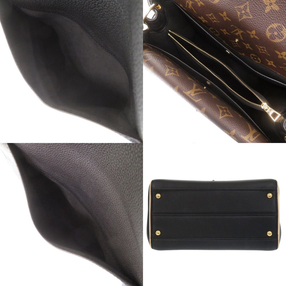Louis Vuitton Double Monogram Canvas Leather Noir Black Shoulder Bag — view 6