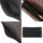 Louis Vuitton Double Monogram Canvas Leather Noir Black Shoulder Bag — view 6