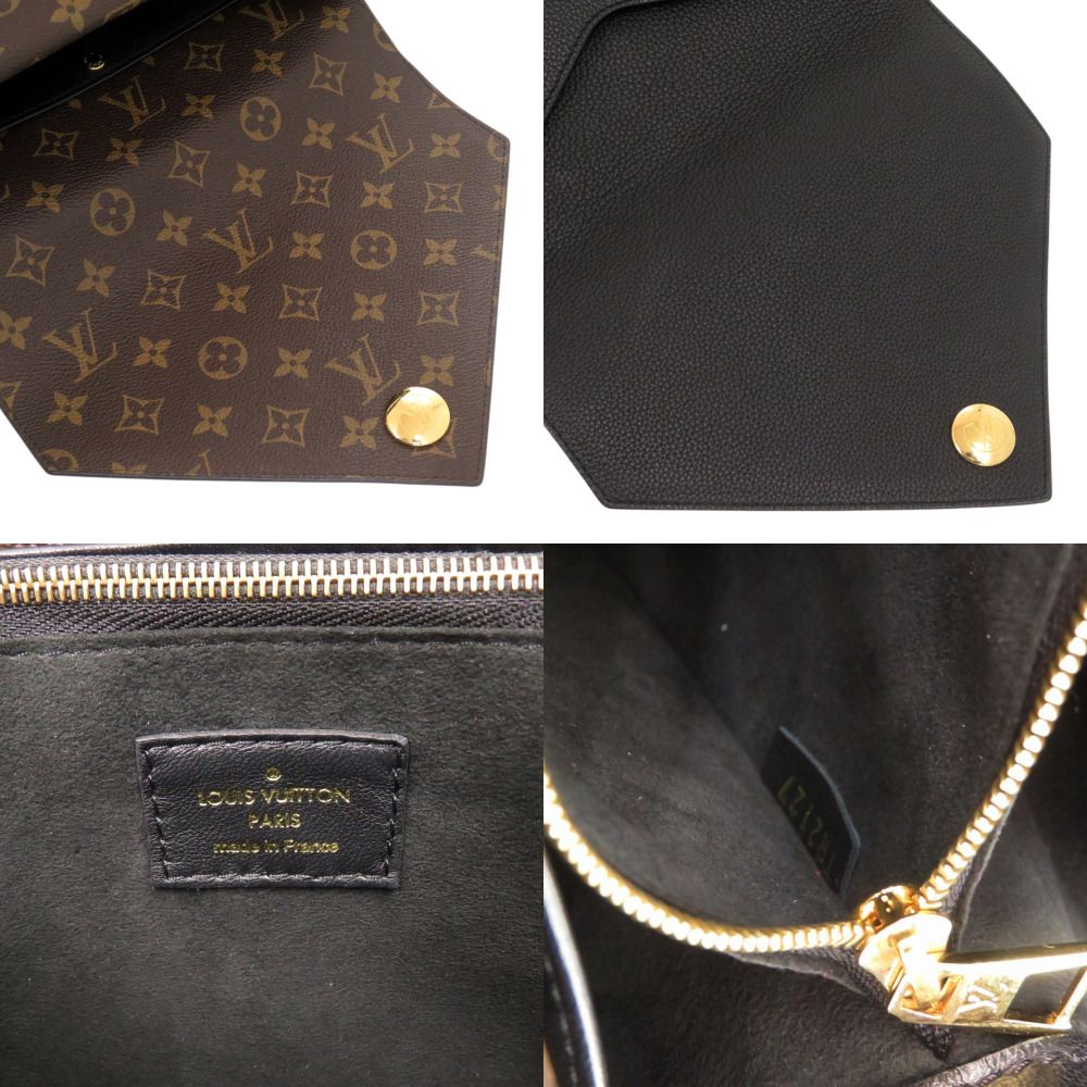 Louis Vuitton Double Monogram Canvas Leather Noir Black Shoulder Bag — view 7
