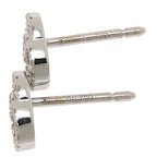 Gucci Earrings 18k White Gold Double G Studs Diamond — view 7