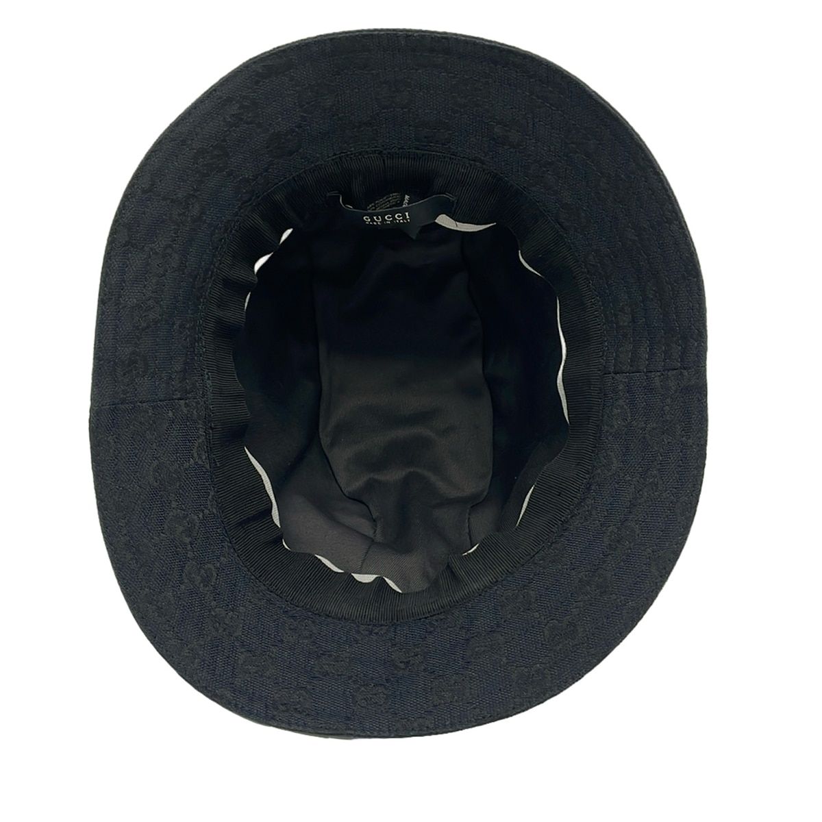 Gucci Hat M Dark Navy GG Pattern Cotton — view 4