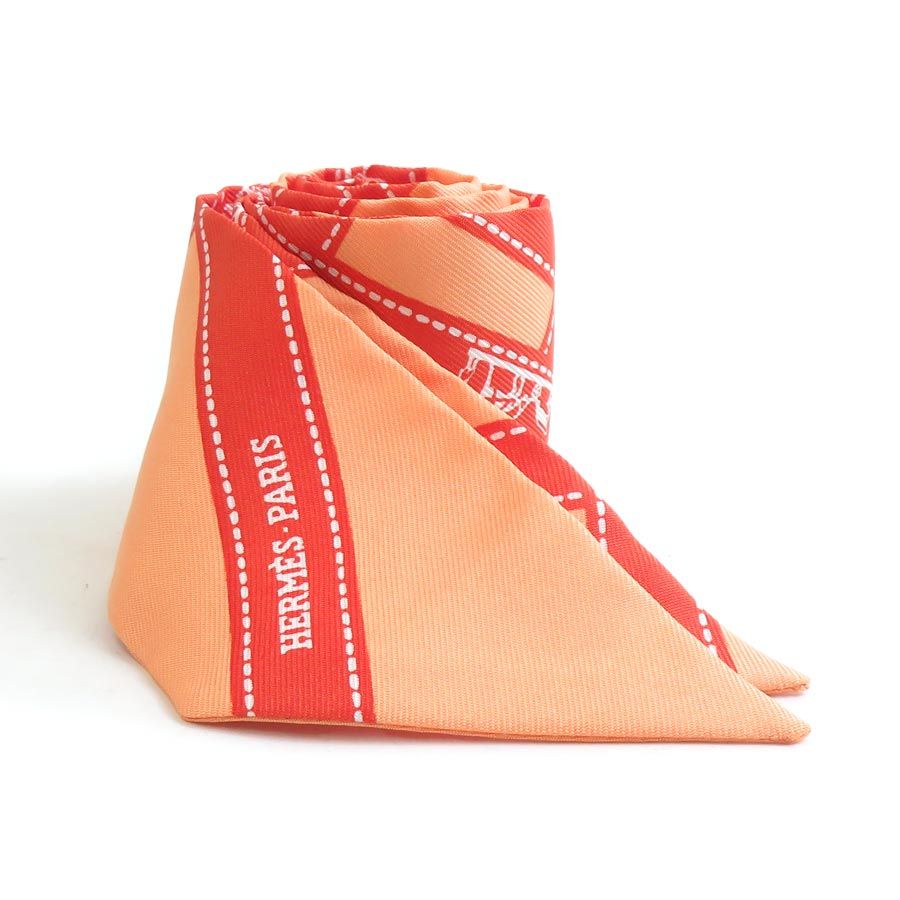 Hermes Scarf Twilly Orange