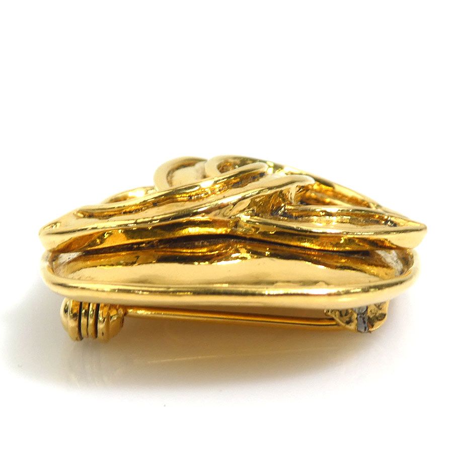 Chanel Brooch CC Logo — view 4