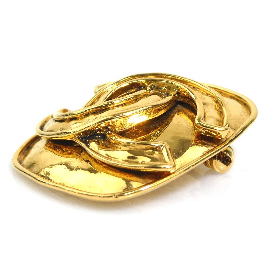 Chanel Brooch CC Logo — view 3