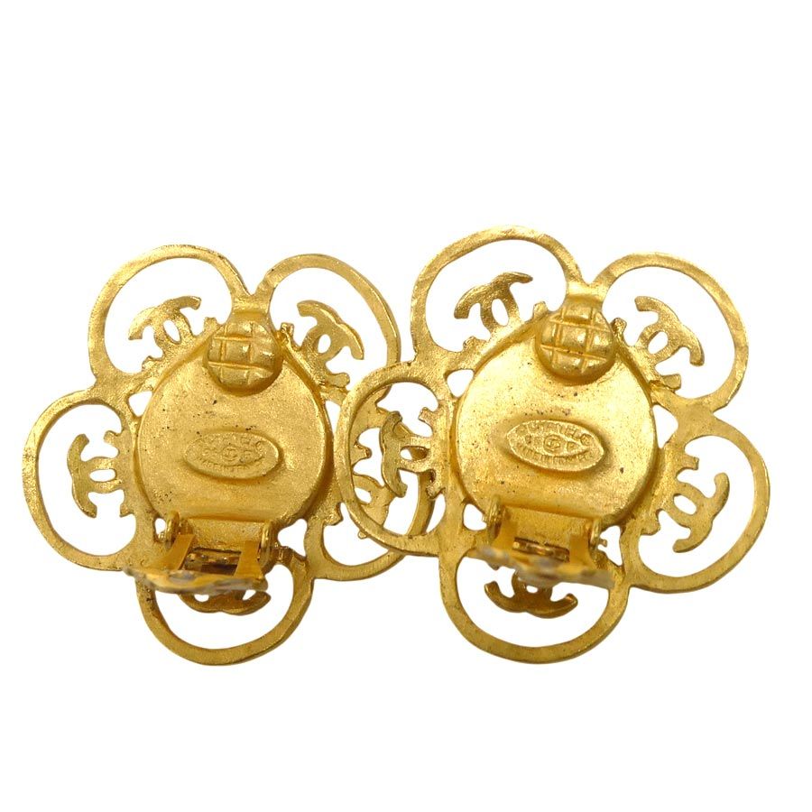 Chanel Earrings CC Logo — view 6