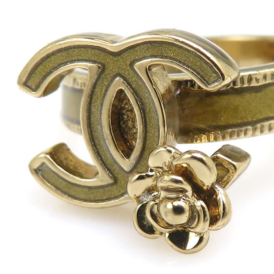 Chanel Ring CC Logo Camellia — view 7
