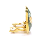 Hermes Earrings Cloisonne Gold — view 3