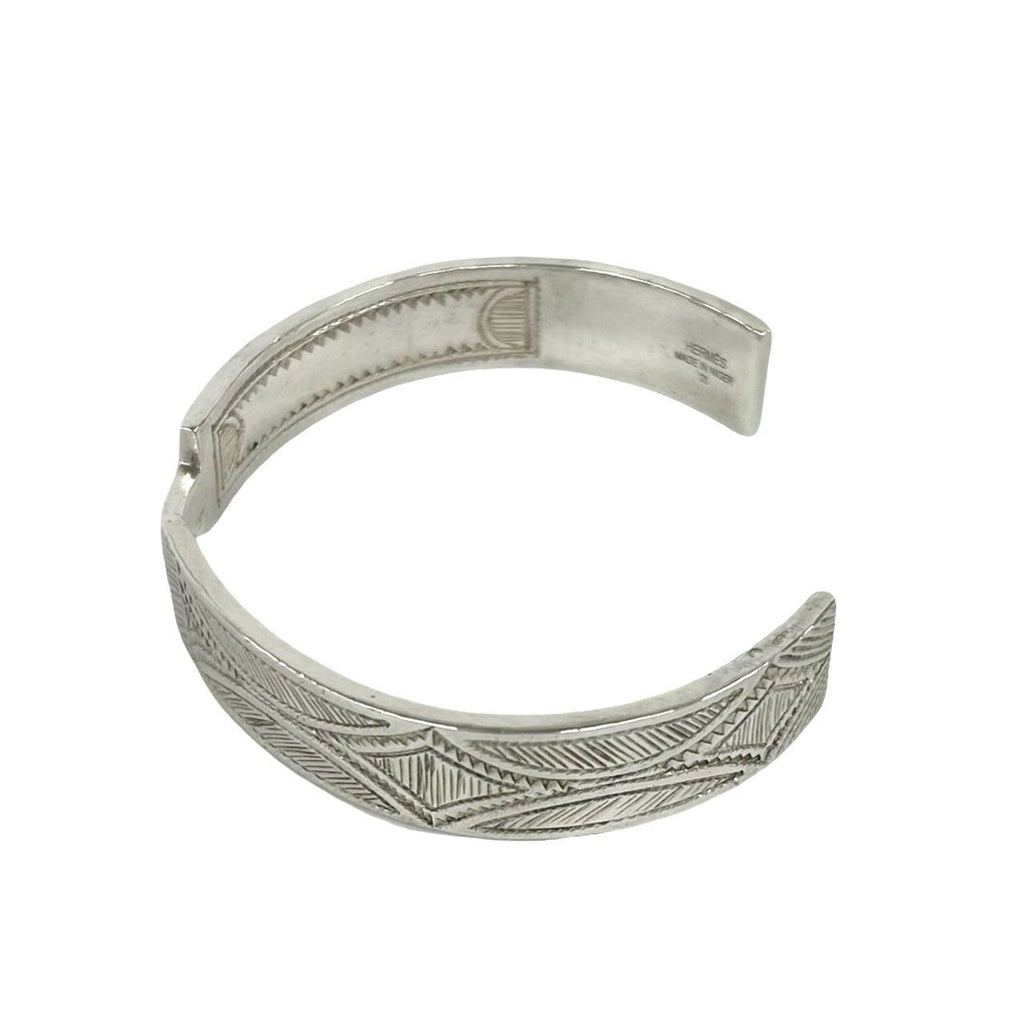 Hermes Vintage Touareg T5 Bangle 925 Sterling Silver Bracelet — view 4