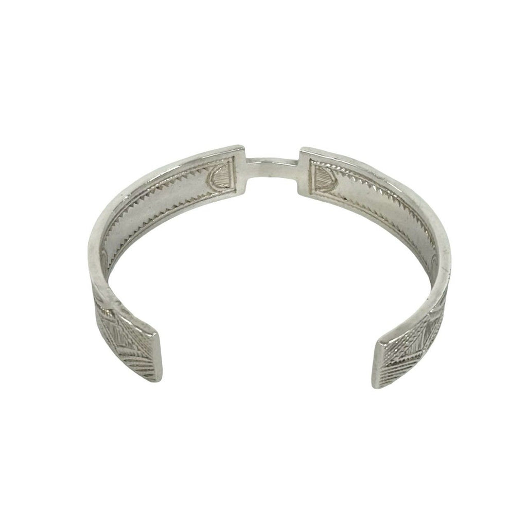 Hermes Vintage Touareg T5 Bangle 925 Sterling Silver Bracelet — view 6
