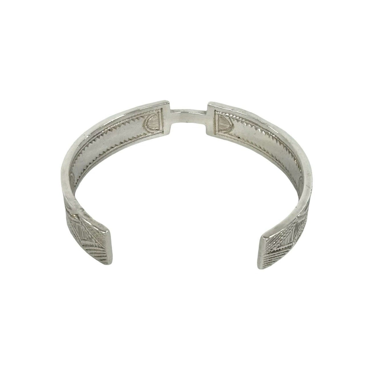 Hermes Vintage Touareg T5 Bangle 925 Sterling Silver Bracelet — view 6