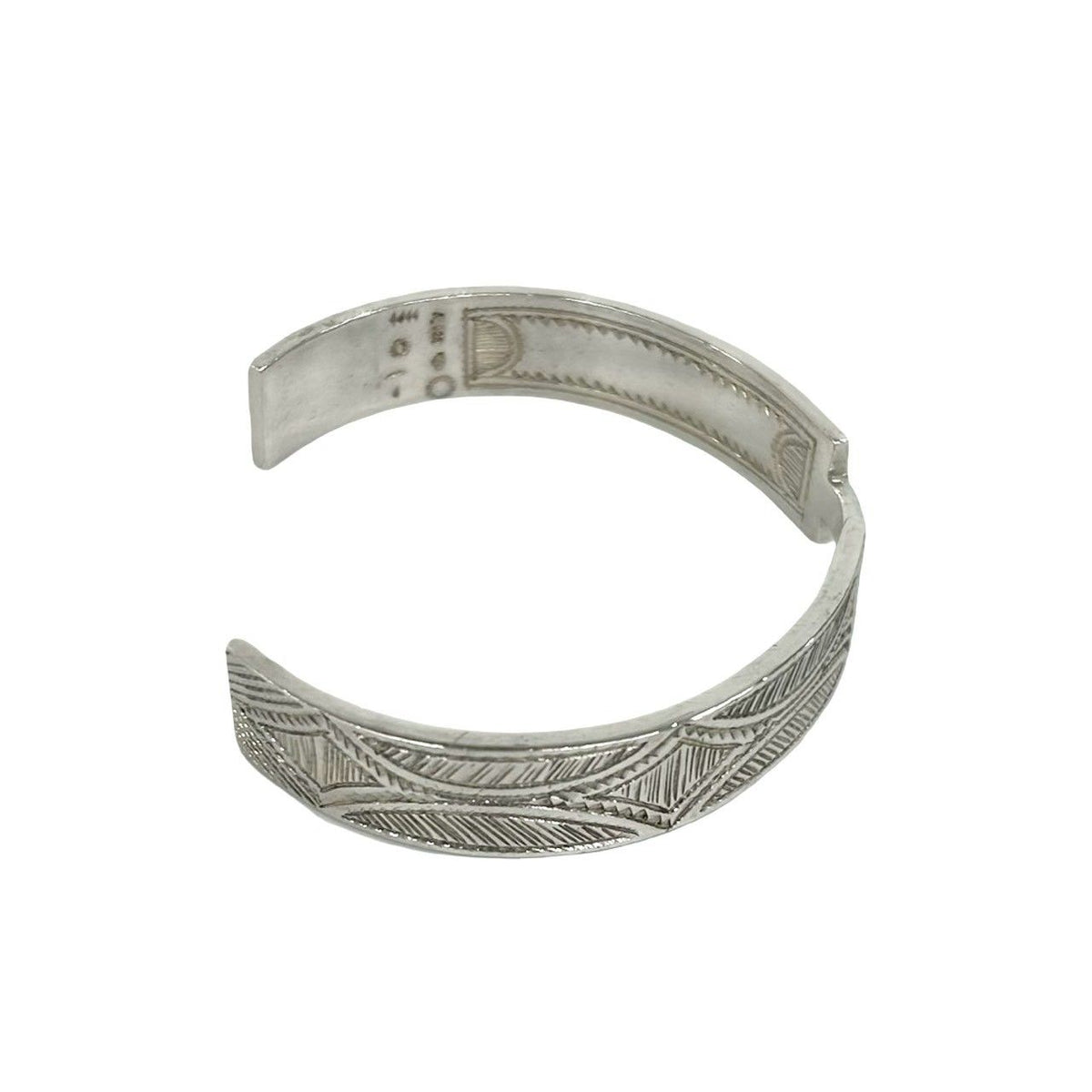 Hermes Vintage Touareg T5 Bangle 925 Sterling Silver Bracelet — view 5