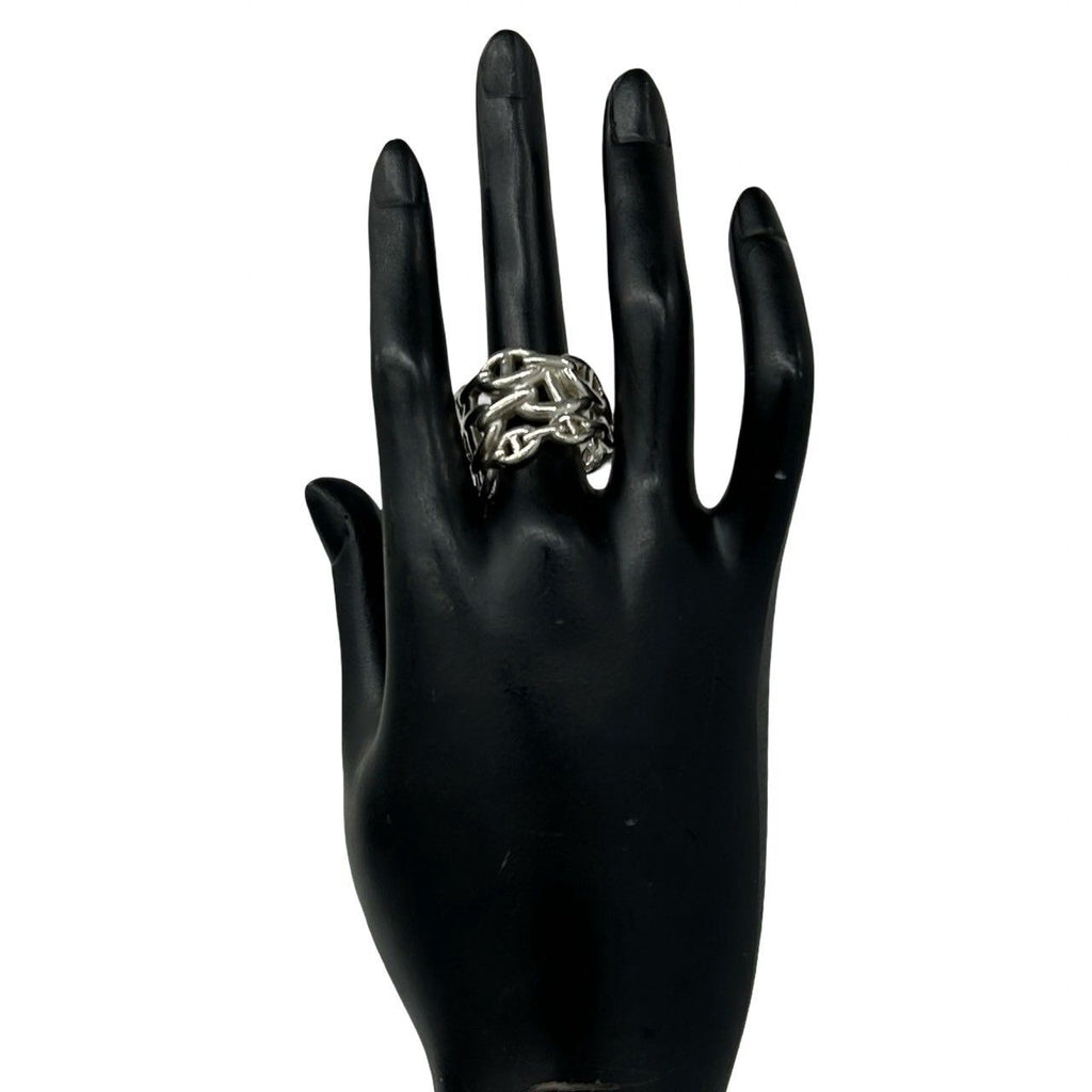 Hermes Enchainee GM Ring 925 Sterling Silver — view 2