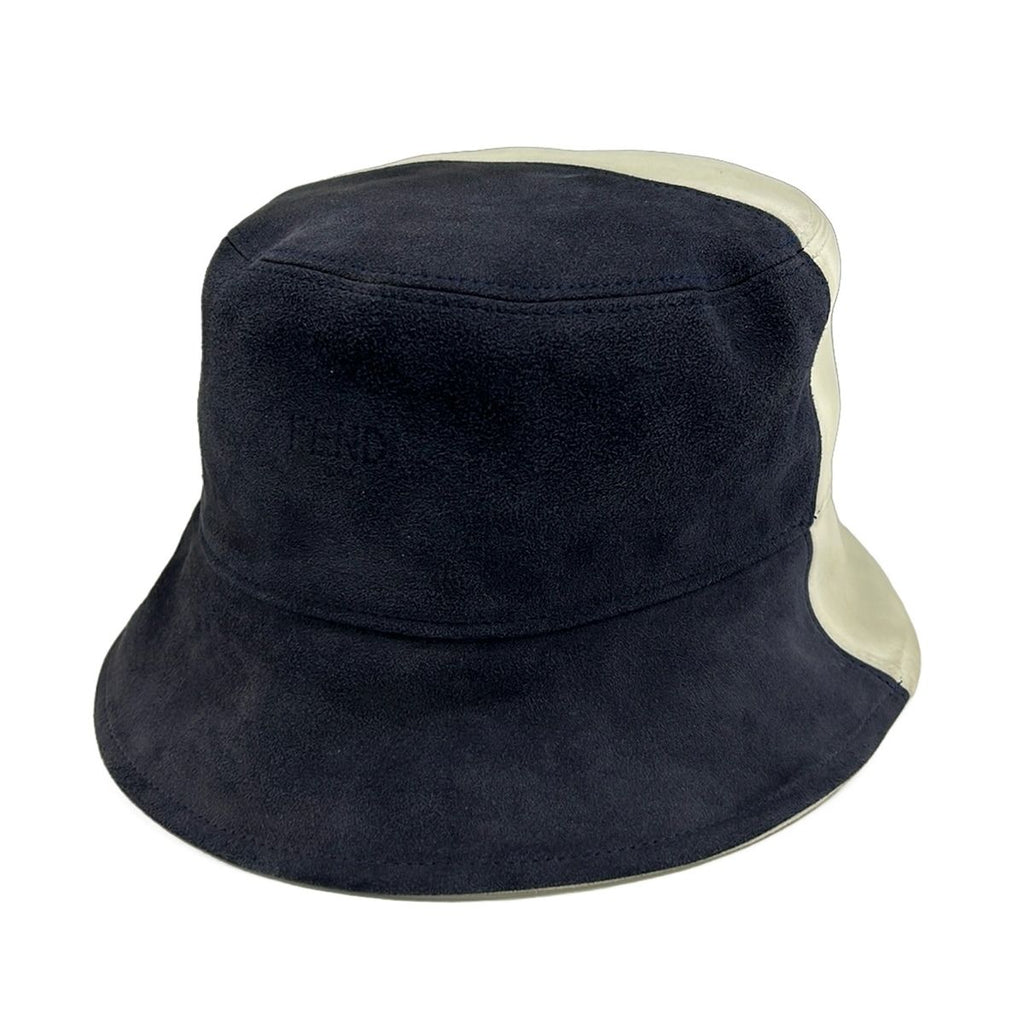 Fendi Hat M 59.0 Navy Light Gray Bicolor
