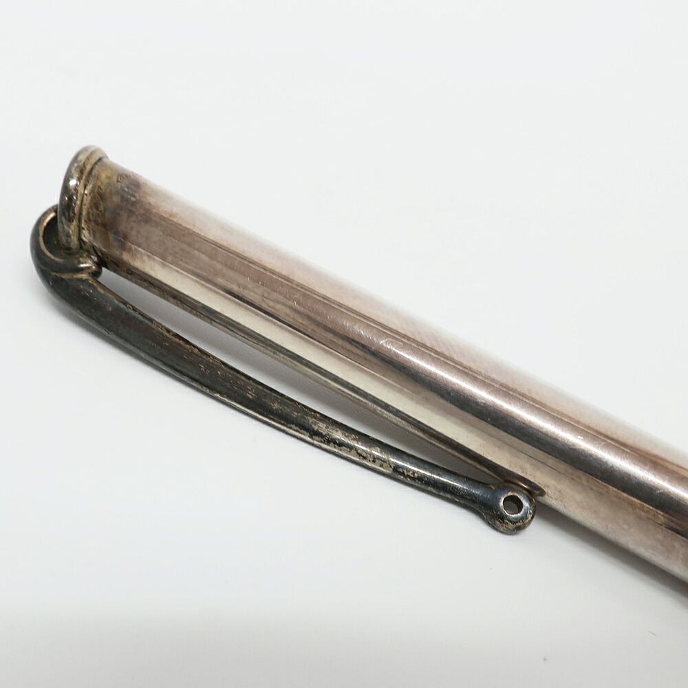 Hermes Ballpoint Pen Allegro 925 Sterling Silver Twisted Writing Instruments — view 4