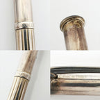 Hermes Ballpoint Pen Allegro 925 Sterling Silver Twisted Writing Instruments — view 7