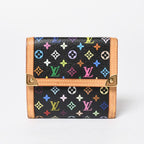 Louis Vuitton Wallet Porte Monnaie Billets Cartes Credit Monogram Multicolor