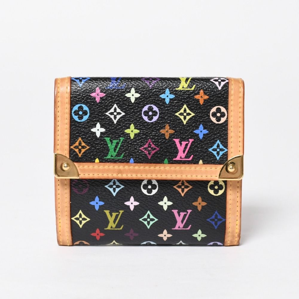 Louis Vuitton Wallet Porte Monnaie Billets Cartes Credit Monogram Multicolor