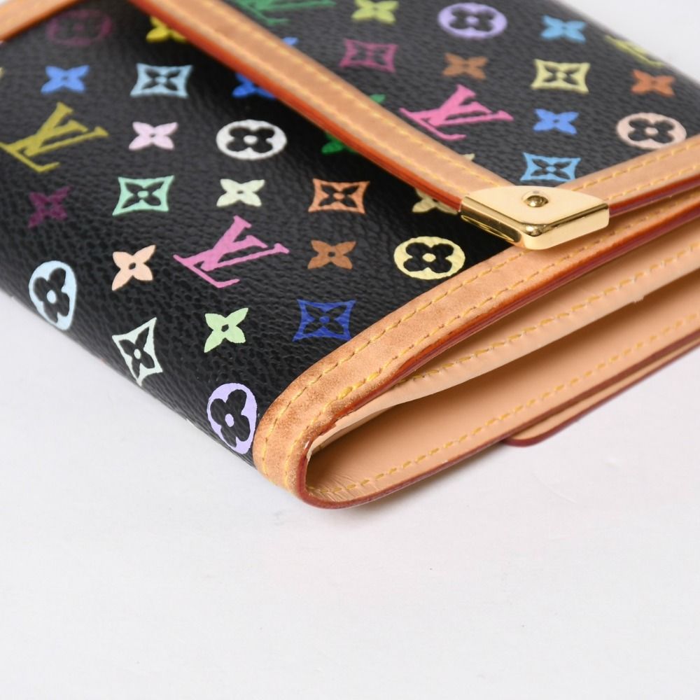 Louis Vuitton Wallet Porte Monnaie Billets Cartes Credit Monogram Multicolor — view 6