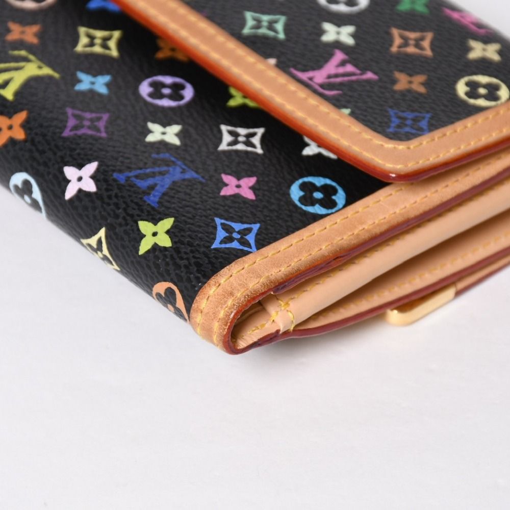 Louis Vuitton Wallet Porte Monnaie Billets Cartes Credit Monogram Multicolor — view 8