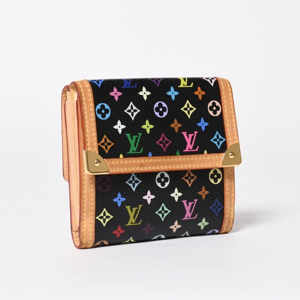 Louis Vuitton Wallet Porte Monnaie Billets Cartes Credit Monogram Multicolor — view 3