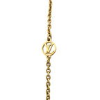 Louis Vuitton Essential V Gold Plated Necklace — view 6
