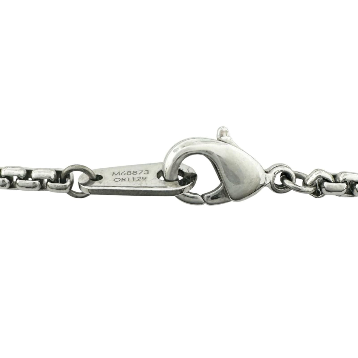 Louis Vuitton Collier LV Playit Metal Silver Necklace — view 5