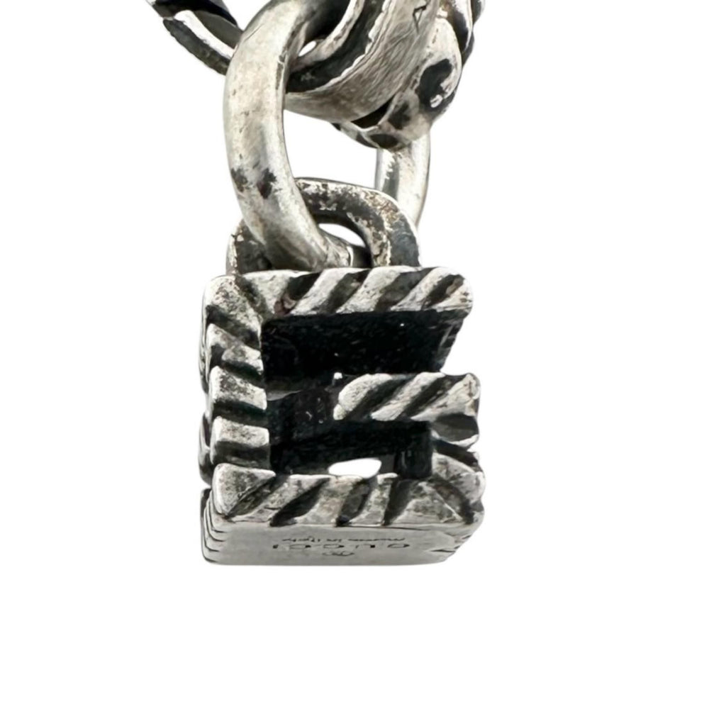 Gucci Square G-cube 925 Sterling Silver Yellow Purple Bracelet — view 7