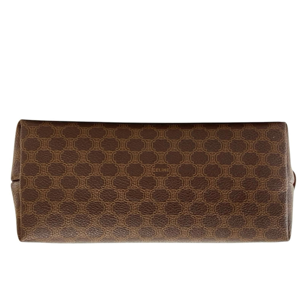Celine Macadam Leather Brown Pouch Gold MC 00913/300 — view 3