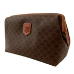 Celine Macadam Leather Brown Pouch Gold MC 00913/300 — view 4