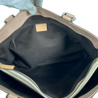 Gucci Abbey Canvas Gold Pink Beige Tote Bag — view 8