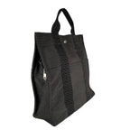 Hermes Herline a Dos MM Canvas Gray Backpack Silver — view 3