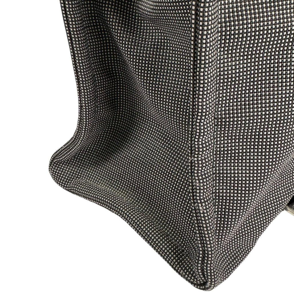 Hermes Herline a Dos MM Canvas Gray Backpack Silver — view 8