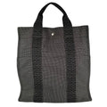 Hermes Herline a Dos MM Canvas Gray Backpack Silver