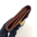 Louis Vuitton Portefeuille Koala Monogram Leather Brown Trifold Wallet Gold — view 6