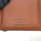 Louis Vuitton Portefeuille Koala Monogram Leather Brown Trifold Wallet Gold — view 4