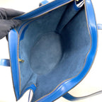 Louis Vuitton Saint Jacques Shopping Epi Toledo Blue Leather Shoulder Bag Gold — view 3