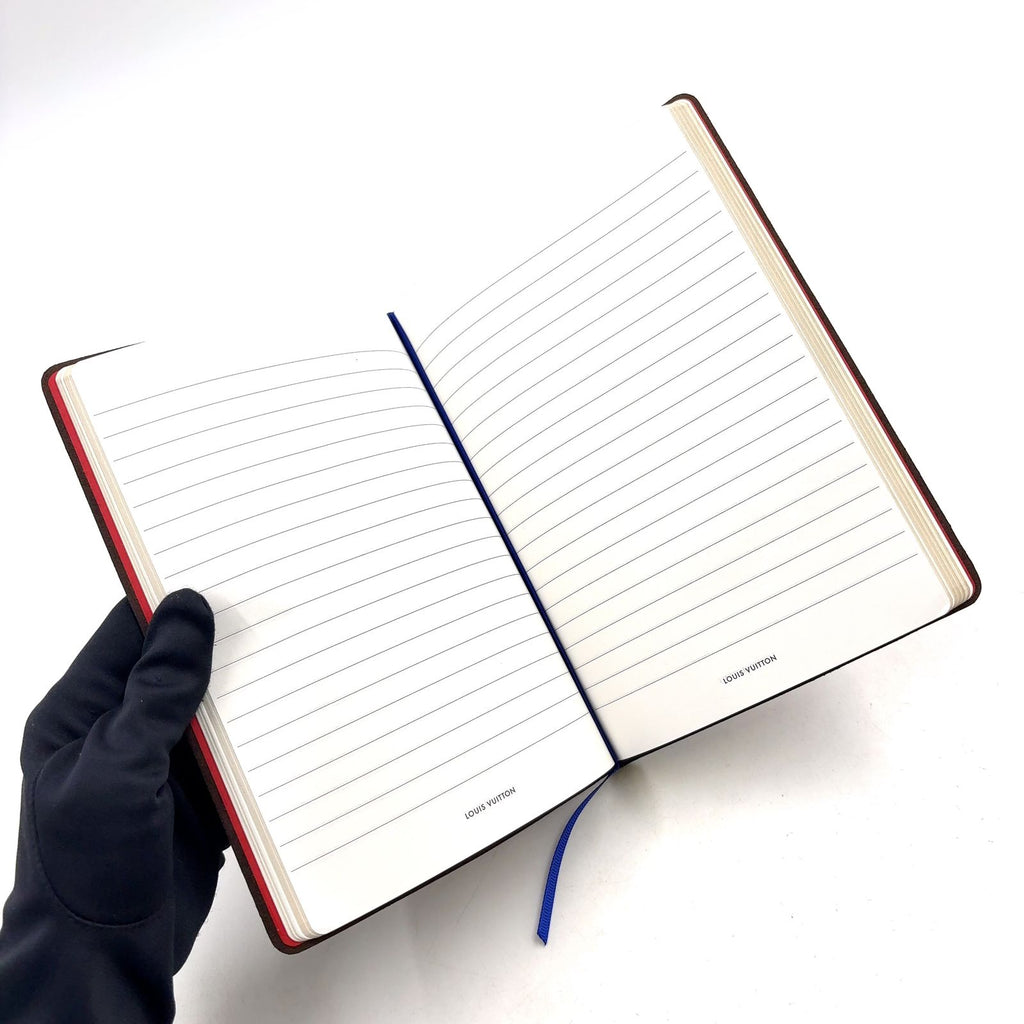 Louis Vuitton Cahier Clemence Leather Brown Multicolor Notebook Agenda — view 5