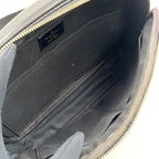 Louis Vuitton Ambler Damier Graphite Leather Canvas Black Belt Bag Silver — view 3