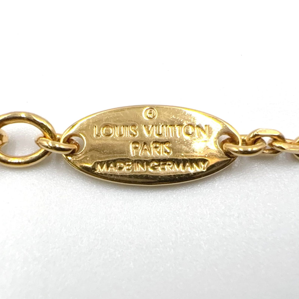 Louis Vuitton Collier Blooming Strass Rhinestone Gold Necklace — view 5