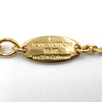 Louis Vuitton Collier Blooming Strass Rhinestone Gold Necklace — view 5