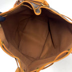 Louis Vuitton Noe Monogram Leather Brown Shoulder Bag Gold — view 3