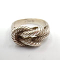 Hermes Audienne Rope Knot Silver Ring