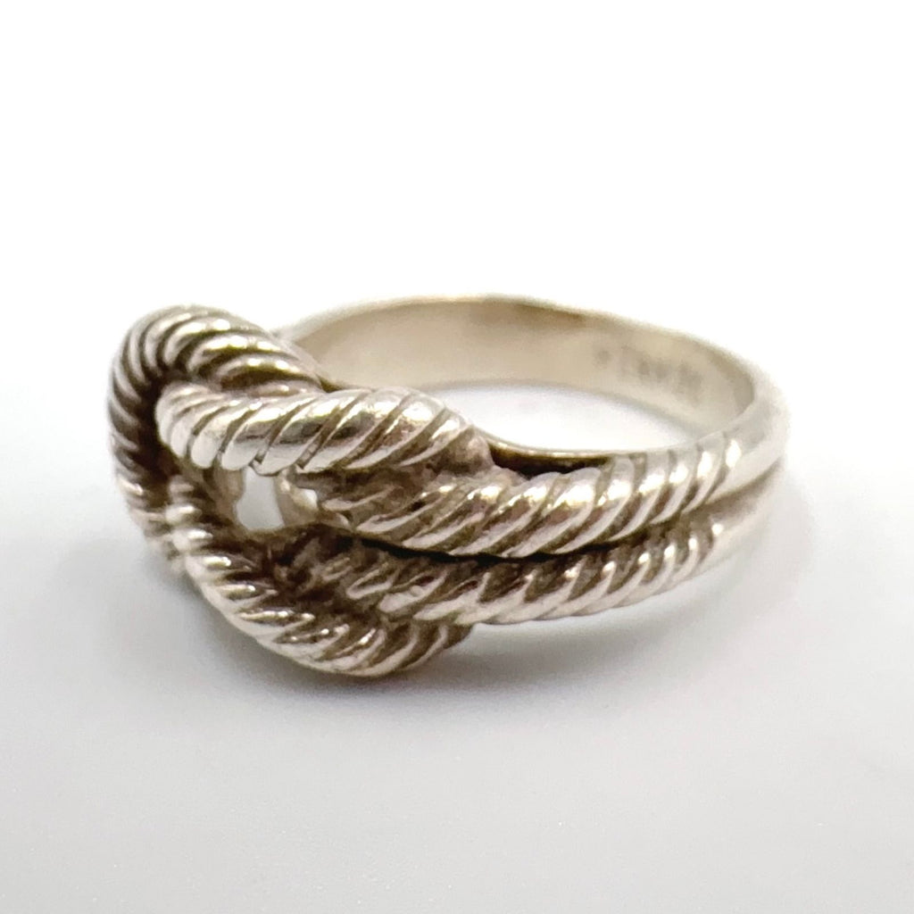 Hermes Audienne Rope Knot Silver Ring — view 2